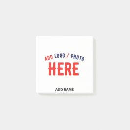 SNYGGT MODERN ANPASSADE WHITE VERIFIED BRANED POST-IT BLOCK