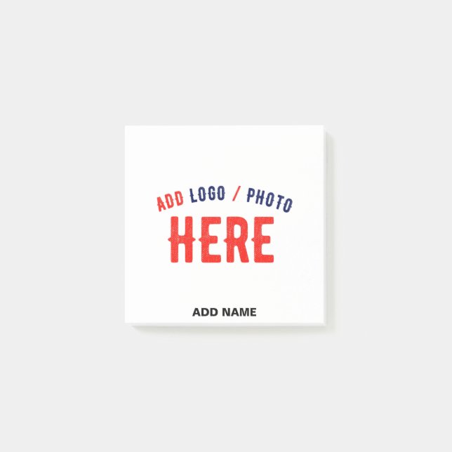 SNYGGT MODERN ANPASSADE WHITE VERIFIED BRANED POST-IT BLOCK (Framsida)