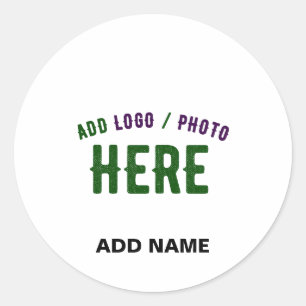SNYGGT MODERN ANPASSADE WHITE VERIFIED BRANED RUNT KLISTERMÄRKE