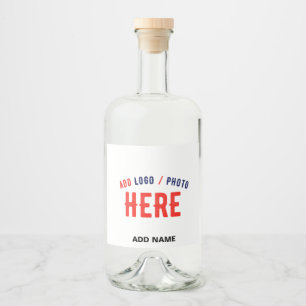 SNYGGT MODERN ANPASSADE WHITE VERIFIED BRANED SPRITFLASKOR ETIKETT