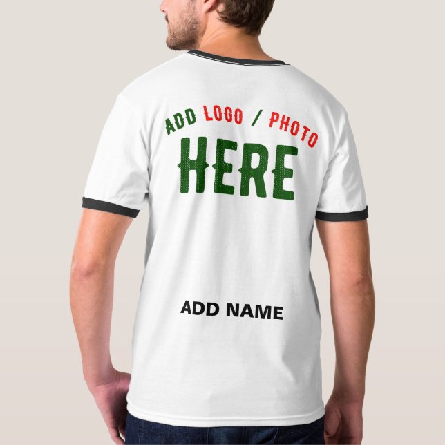 SNYGGT MODERN ANPASSADE WHITE VERIFIED BRANED T SHIRT (Baksida)