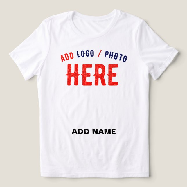 SNYGGT MODERN ANPASSADE WHITE VERIFIED BRANED T SHIRT (Design Framsida)