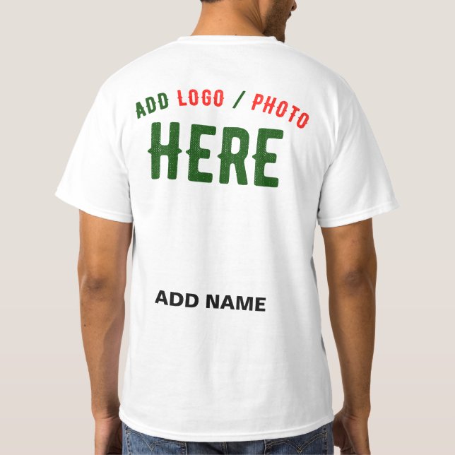 SNYGGT MODERN ANPASSADE WHITE VERIFIED BRANED T SHIRT (Baksida)