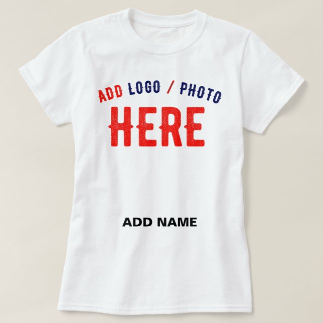 SNYGGT MODERN ANPASSADE WHITE VERIFIED BRANED T SHIRT (Design framsida)