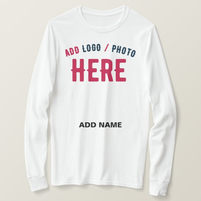 SNYGGT MODERN ANPASSADE WHITE VERIFIED BRANED T SHIRT (Design framsida)