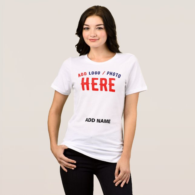 SNYGGT MODERN ANPASSADE WHITE VERIFIED BRANED T SHIRT (Framsida Full)