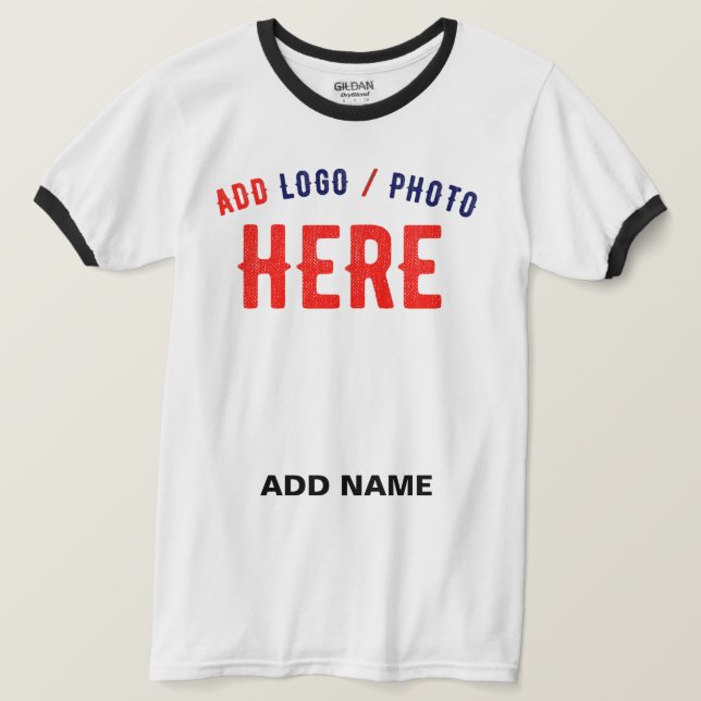 SNYGGT MODERN ANPASSADE WHITE VERIFIED BRANED T SHIRT (Design framsida)