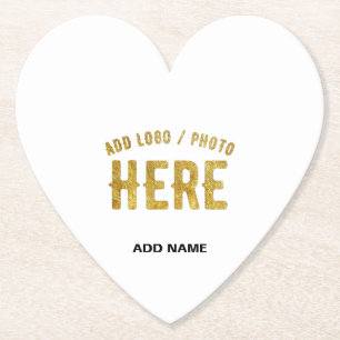 SNYGGT MODERN ANPASSADE WHITE VERIFIED BRANED UNDERLÄGG PAPPER