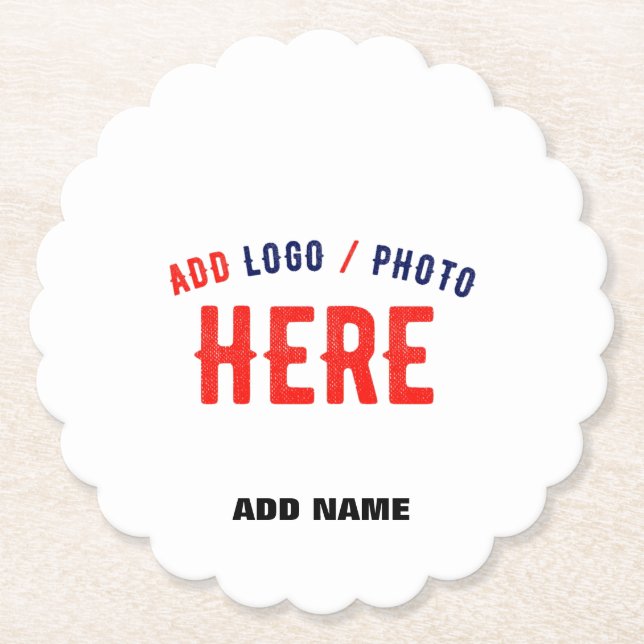 SNYGGT MODERN ANPASSADE WHITE VERIFIED BRANED UNDERLÄGG PAPPER (Framsida)