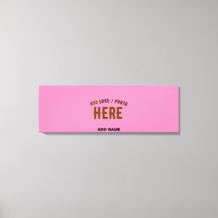 SNYGGT MODERN ANPASSNINGSBAR CUTE SHOCK ROSA VERIF CANVASTRYCK