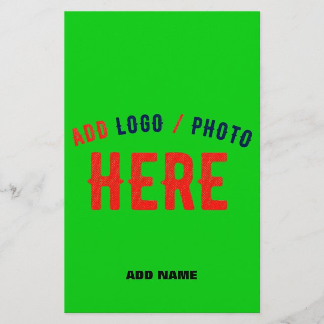 SNYGGT MODERN ANPASSNINGSBAR LIME GRÖN KONTROLLERA FLYGBLAD (Framsidan)