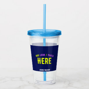 SNYGGT MODERN ANPASSNINGSBAR NAVY BLUE KONTROLLERA TAKE AWAY MUGG