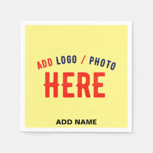 SNYGGT MODERN ANPASSNINGSBAR PASTEL GULT KONTROLLE PAPPERSSERVETT