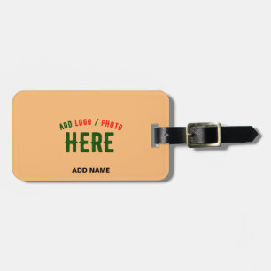SNYGGT MODERN ANPASSNINGSBAR PEACH ORANGE VERIFIER BAGAGEBRICKA