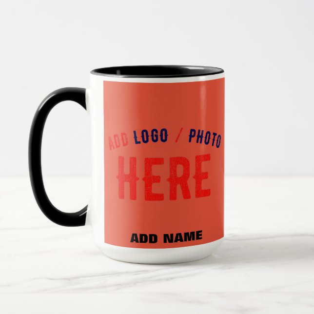 SNYGGT MODERN ANPASSNINGSBAR TOMATO RED VERIFIED B MUGG (Vänster)