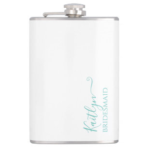 Snyggt Modern Bridesmaid Gift PERSONLIG Fickplunta