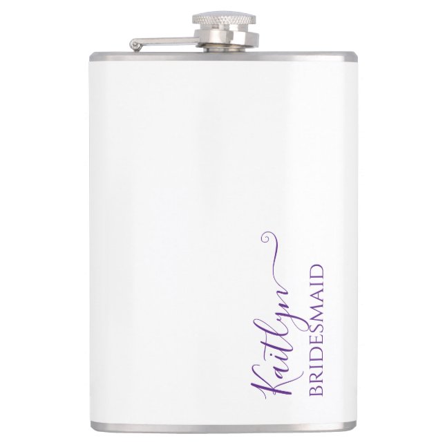 Snyggt Modern Bridesmaid Gift | PERSONLIG Fickplunta (Framsidan)