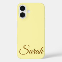 Snyggt Modern Classic Customized Namn Cream Färg