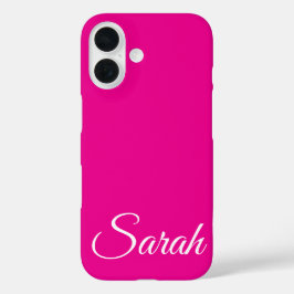 Snyggt Modern Classic Customized Namn Rosa Färg