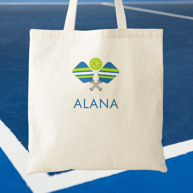 Snyggt Modern Cute och Colorful Pickleball Tygkasse (Skapare uppladdad)