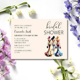 Snyggt Modern Dressing Woman Möhippa Inbjudningar