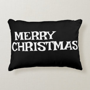 SNYGGT MODERN ELEGANT GOD JUL BLACK FÄRG PRYDNADSKUDDE
