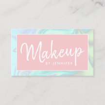 Snyggt, modern elegant holografisk makeup artist