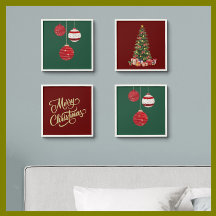 Snyggt Modern God jul 8" x 8" skal och stift