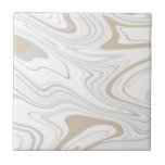 Snyggt Modern Kurvor Grått Beige White Marble 8-8 Kakelplatta<br><div class="desc">Tittar du vara lite annorlunda och originell? Den moderna keramiska plattan i faux stone light grått white beige marble marble mimic kurvor är precis vad du behöver. Finns i två storlekar: 4, 25 x 4, 25 och 6 x 6 tum. Jag ber er att inte säga att detta är ett...</div>