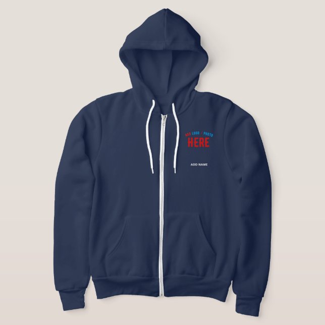 SNYGGT MODERN NAVY BLUE KONTROLLERAD BRANDADERAD T SHIRT (Laydown)