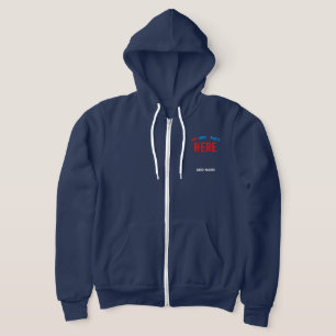 SNYGGT MODERN NAVY BLUE KONTROLLERAD BRANDADERAD T SHIRT