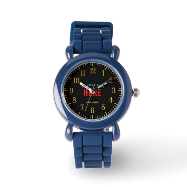 SNYGGT MODERN NAVY BLUE UNIQUE VERIFIED BRANDED ARMBANDSUR (Framsida)