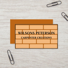 Snyggt Modern Professionell för träpatroner Visitkort