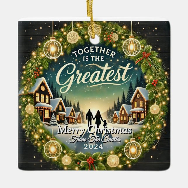 Snyggt Modern Simple UniqueRetro VintageJul Julgransprydnad Keramik (Framsida)