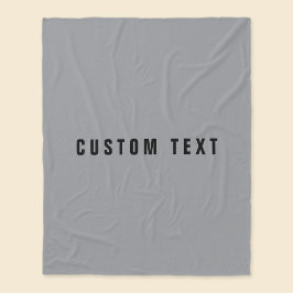 Snyggt Modern Tittar Namn | Grått och svart Fleecefilt