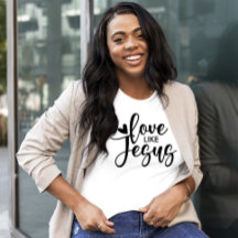 Snyggt Modern Typografi Kärlek som Jesus