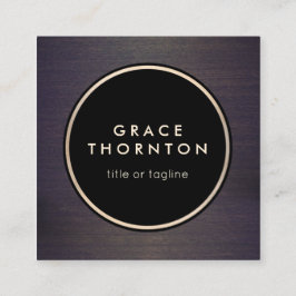 Snyggt Modern Wood Professionell Designer Fyrkantigt Visitkort