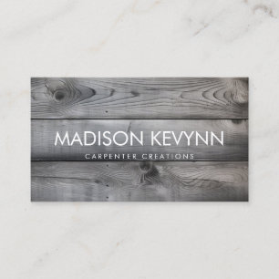 Snyggt Modern Wooden Carpentry Construction Busin Visitkort