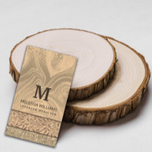 Snyggt Modern Wooden Craft Papper Affärskort