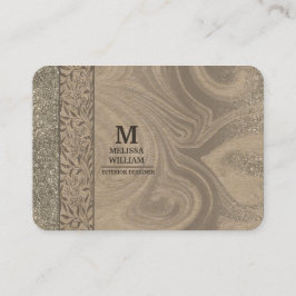 Snyggt Modern Wooden Craft Papper Affärskort Visitkort