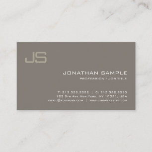 Snyggt Monogram Design Modern Professionell - ofor Visitkort