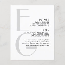 Snyggt Monogram. Enkel och modern information om b