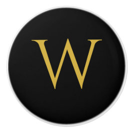 Snyggt Monogram keramiska möbler Knob Knopp