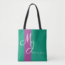 Snyggt Monogram Text Design Shopping bag