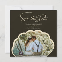 Snyggt Mörk grönt fotospara datum