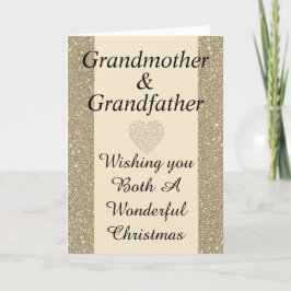 Snyggt Mormor och morfar Julkort Helgkort