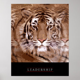 Snyggt Motiv Ledarskapstiger Poster