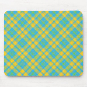 Snyggt Mousepad: Blå, Gult, Grönt Play Musmatta