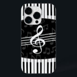 Snyggt Musik noter Treble Clef och Piano Nycklar<br><div class="desc">En snyggt musikalisk design i grått, svart och vit med en stor treble clef i mitten med böjt piano nycklar som skapar gräns överst och grund med ett subtilt mönster grått musik noter i bakgrunden. En öga-musikgåva till pianisten, musiken älskare eller musikern. Vi välkomnar begäran om anpassningsbar, bara använda kontakten...</div>