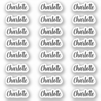Snyggt Namn Sticker-etiketter för daglig namn Klistermärken
